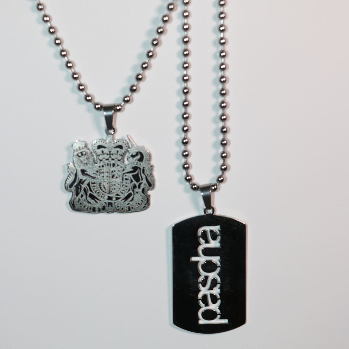 PASCHA DOG TAG CHAINS